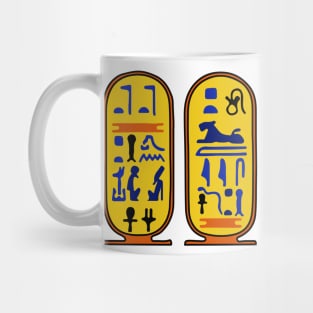 Hieroglyphs of the Pharao Mug